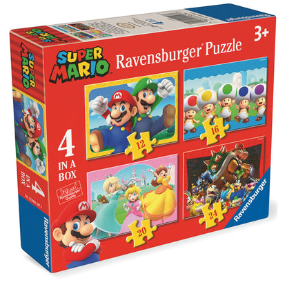 Puzzle Super Mario Bros 12-16-20-24pzs RAVENSBURGER