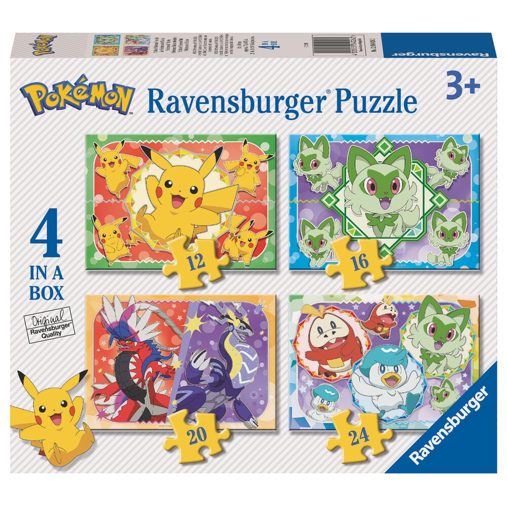 Puzzle Pokemon 12-16-20-24pzs RAVENSBURGER