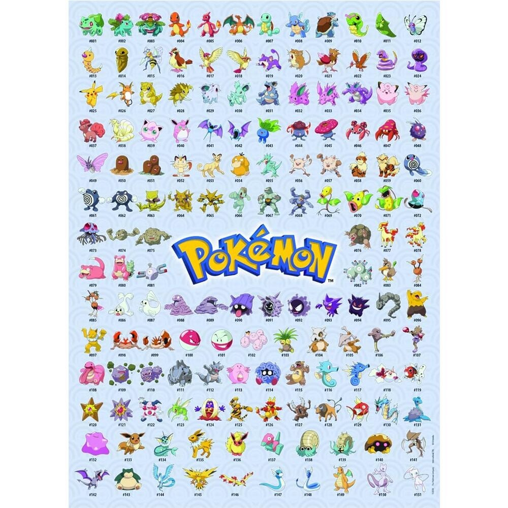 Puzzle Pokemon 500pzs RAVENSBURGER