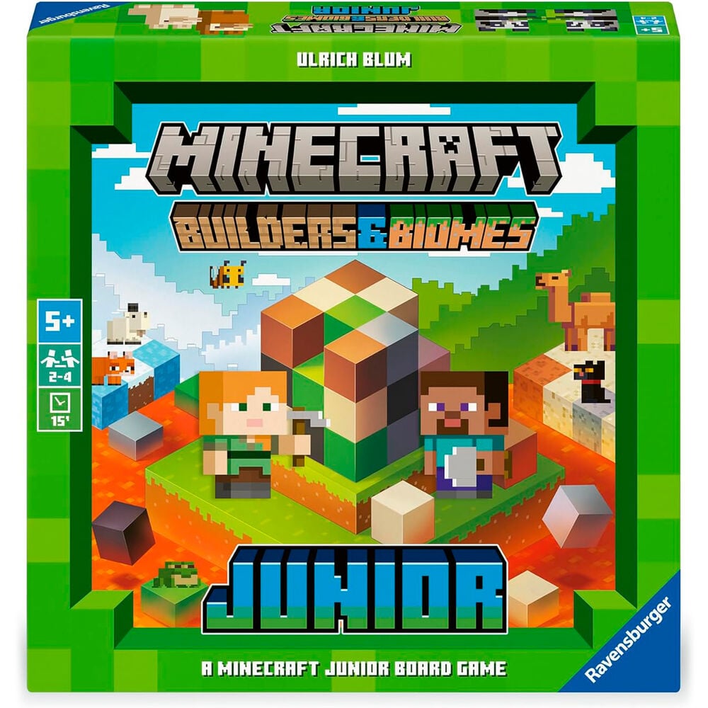 Juego de Mesa Builders & Biomes Junior Minecraft RAVENSBURGER