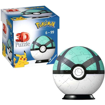 Puzzle 3D Poke Ball Pokemon 54pzs RAVENSBURGER