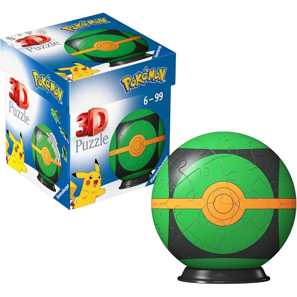 Puzzle 3D Poke Ball Pokemon 54pzs RAVENSBURGER