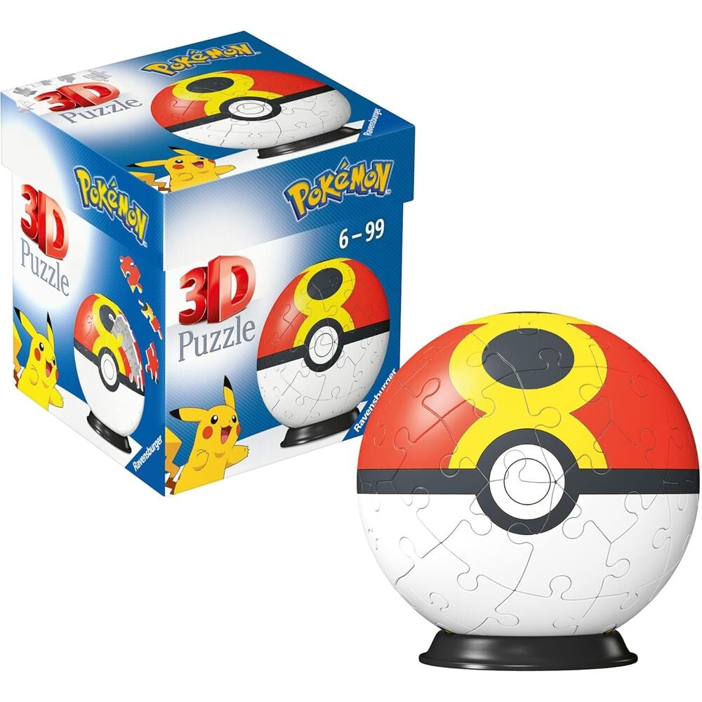 Puzzle 3D Poke Ball Pokemon 54pzs RAVENSBURGER