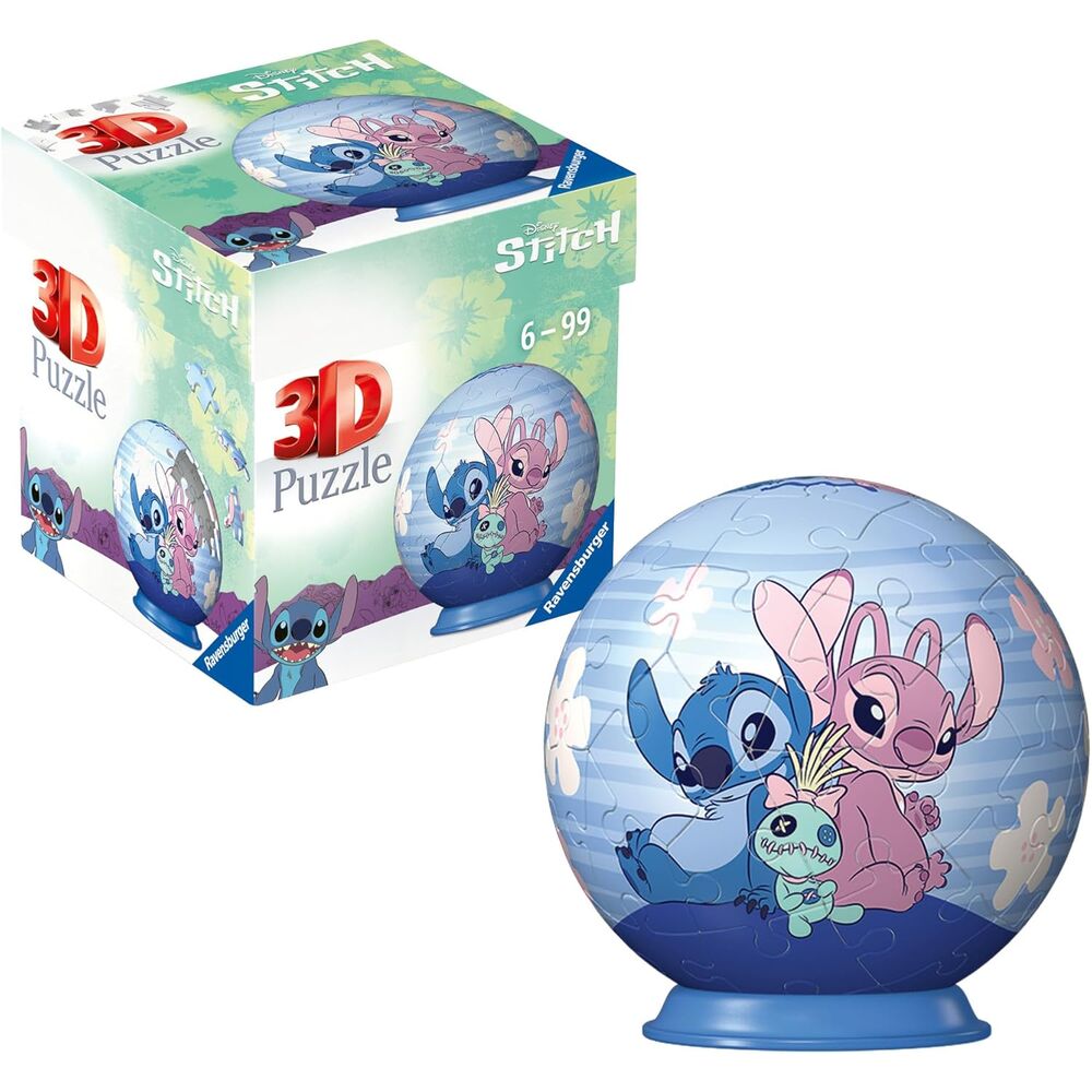 Puzzle 3D Angel & Stitch Disney 54pzs RAVENSBURGER