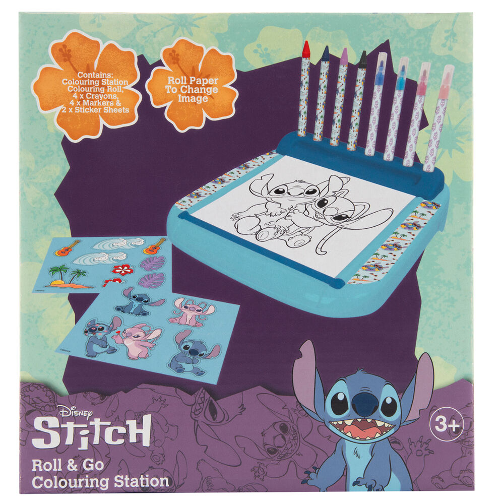 Estacion Dibujo Roll & Go Stitch Disney CYP BRANDS