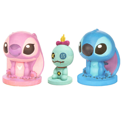 Set 3 Figuras de Escayola para Pintar Stitch Disney CYP BRANDS