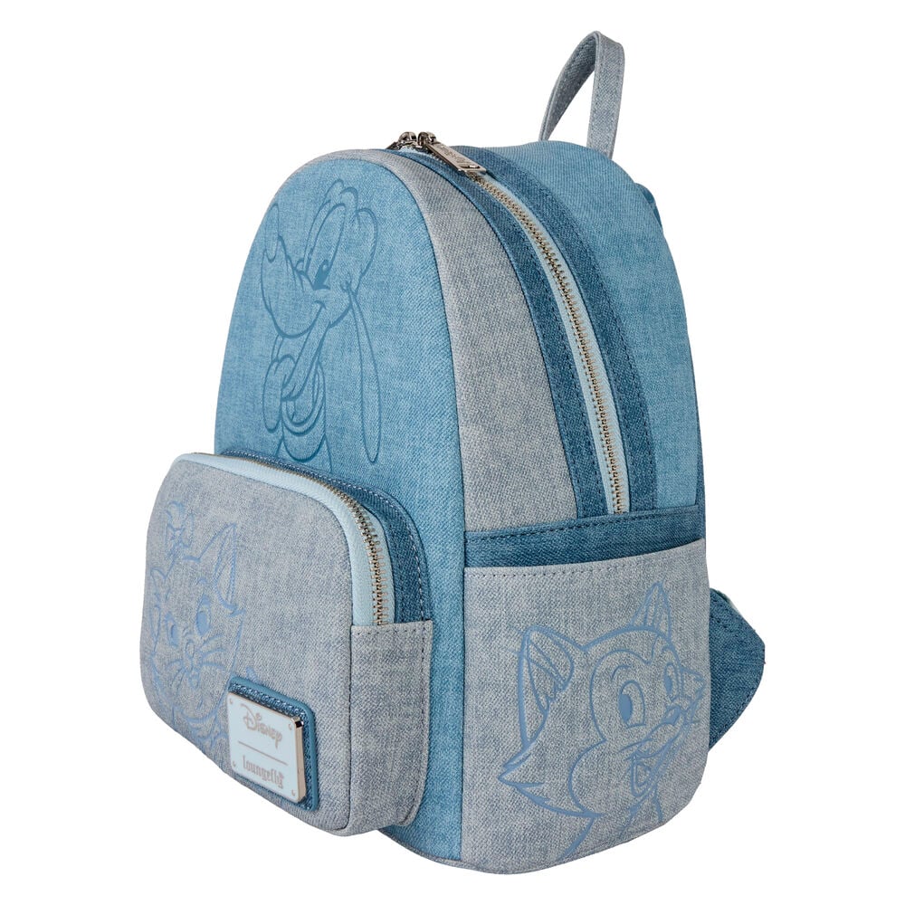 Mochila Denim Disney Loungefly 26cm LOUNGEFLY