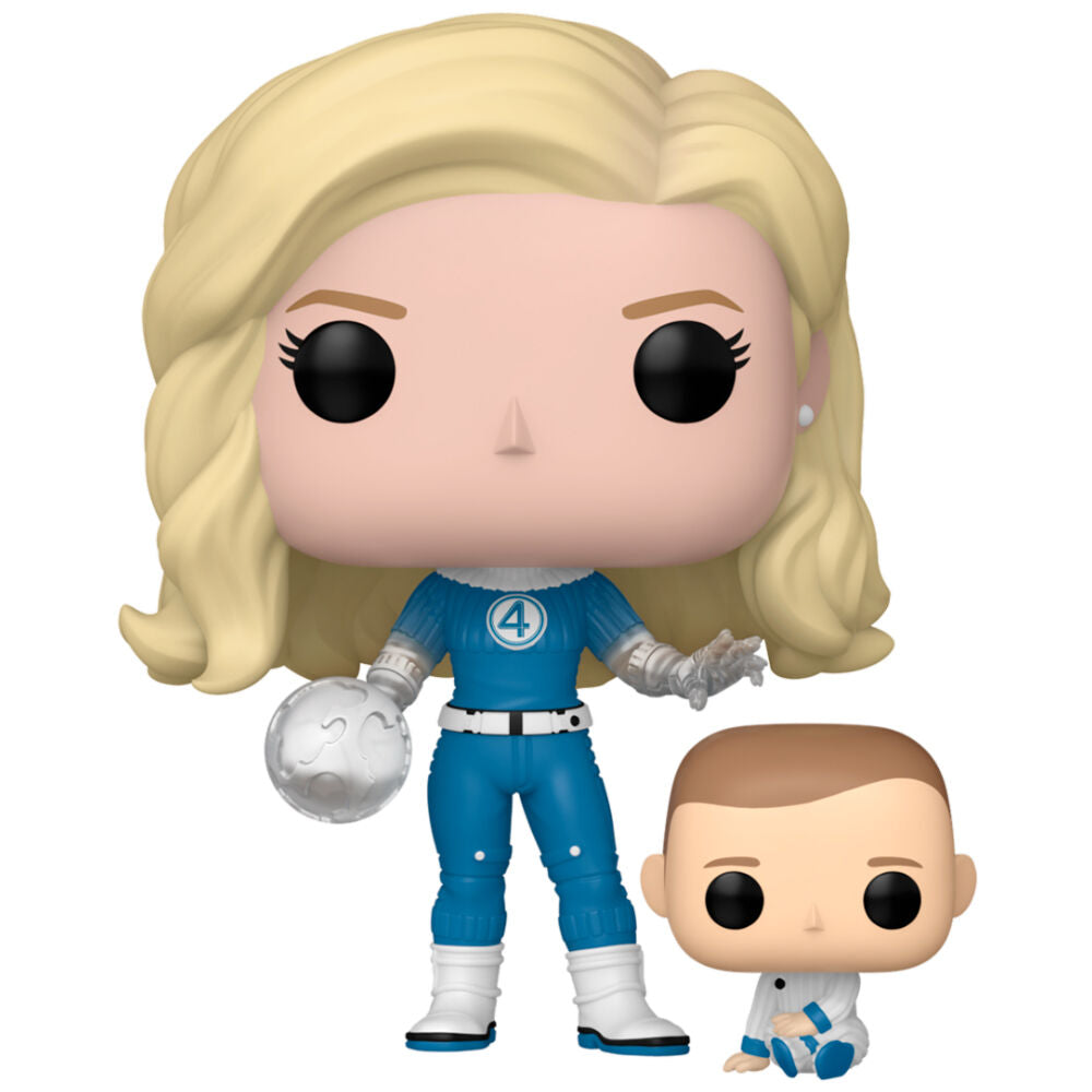 Figura POP Marvel Los 4 Fantasticos Mujer Invisible & Franklin FUNKO