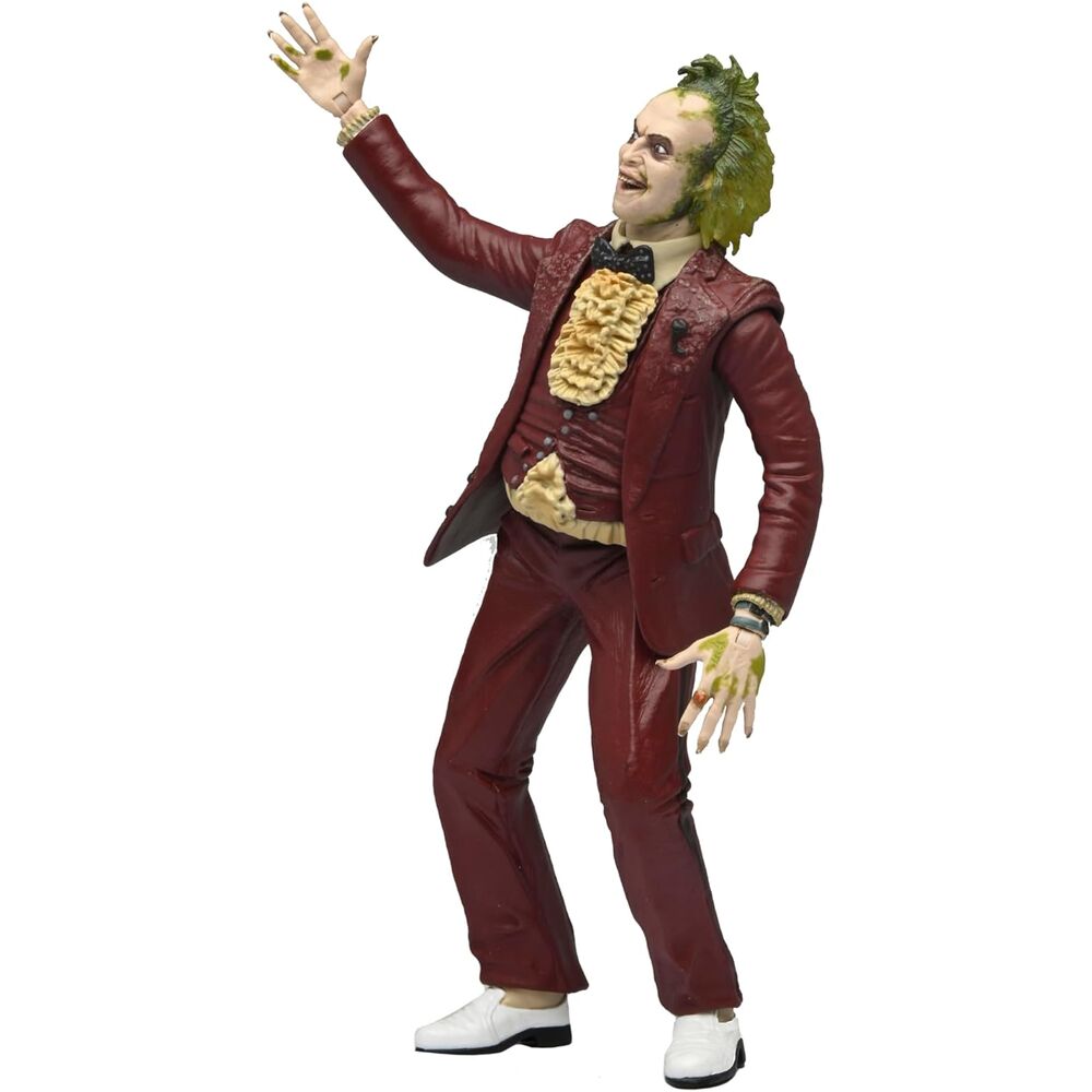 Figura Beetlejuice 1988 Red Tuxedo Beetlejuice 18cm NECA
