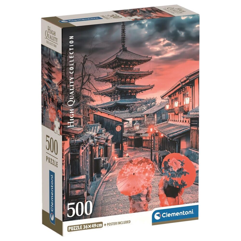 Puzzle Evening in Kyoto High Quality 500pzs CLEMENTONI