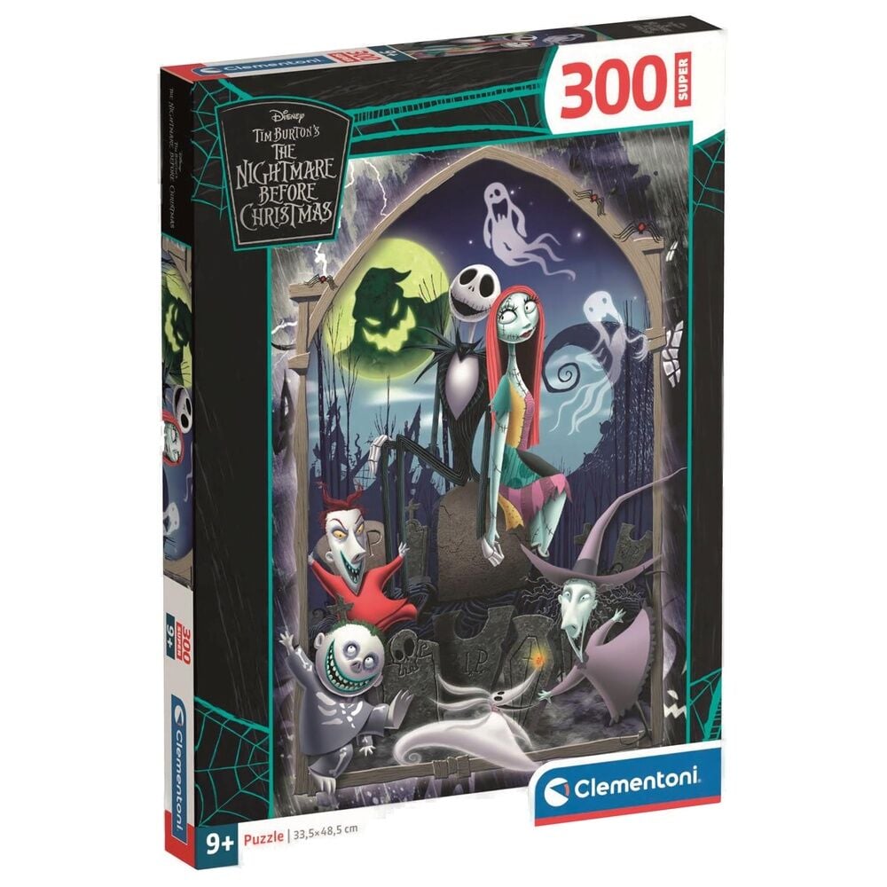 Puzzle super Pesadilla Antes de Navidad Disney 300pzs CLEMENTONI
