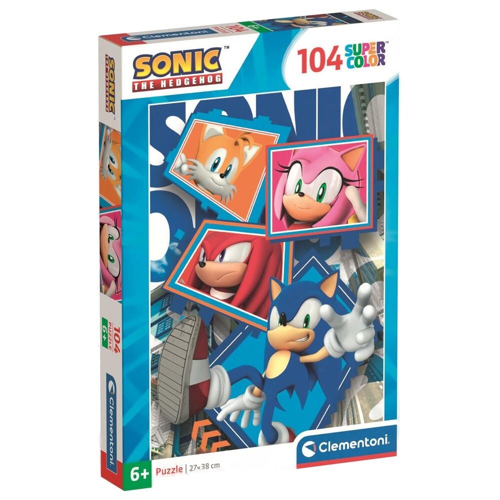 Puzzle Sonic the Hedgehog 104pzs CLEMENTONI