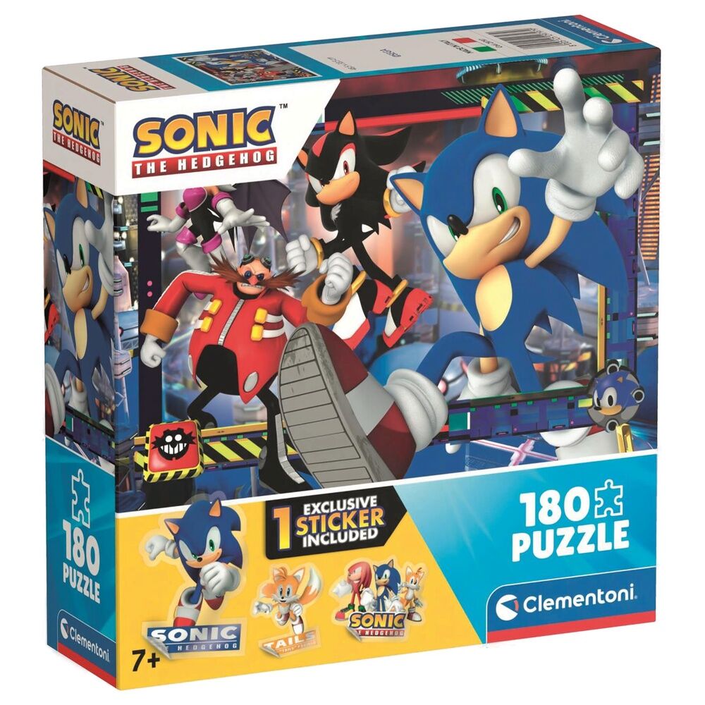 Puzzle Sonic the Hedgehog 180pzs CLEMENTONI