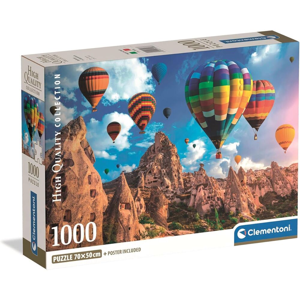 Puzzle Balloons in Cappadocia High Quality 1000pzs CLEMENTONI