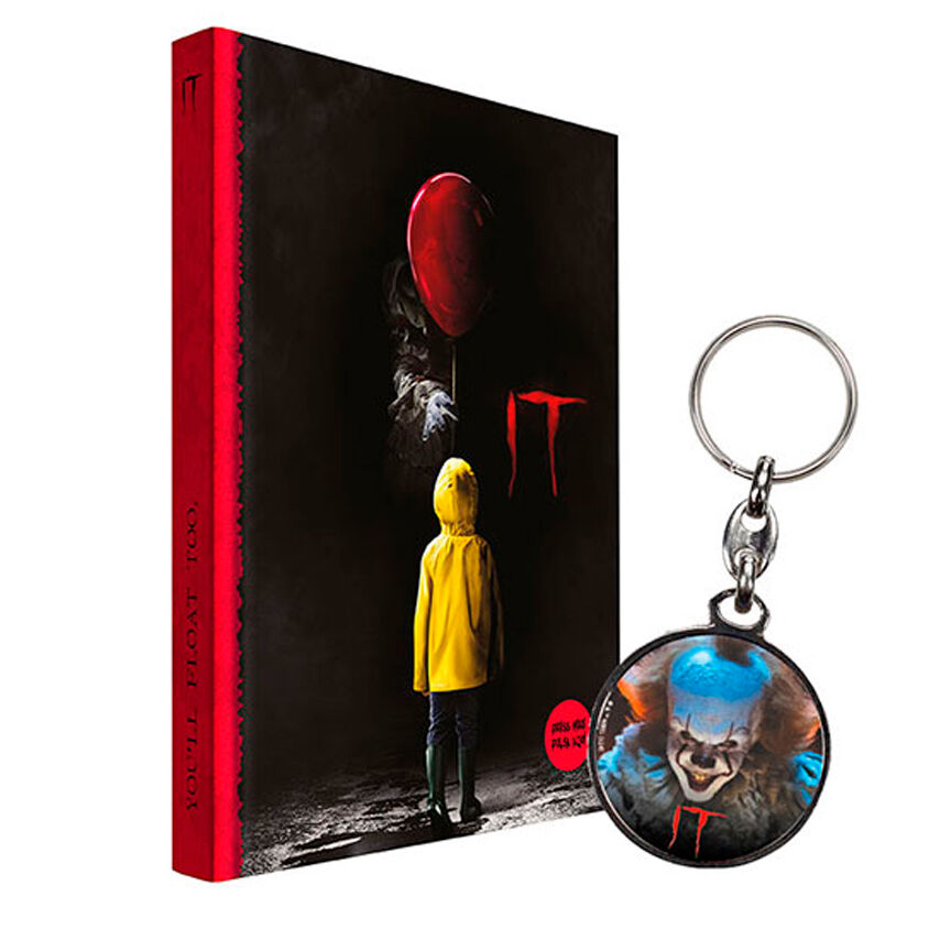 Cuaderno con luz + Llavero metalico IT SD TOYS