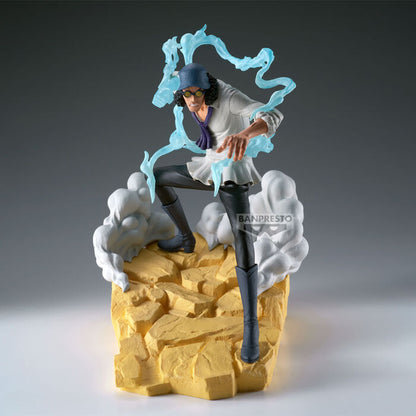 Figura Kuzan One Piece Senkozekkei 17cm BANPRESTO