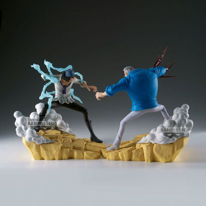Figura Kuzan One Piece Senkozekkei 17cm BANPRESTO