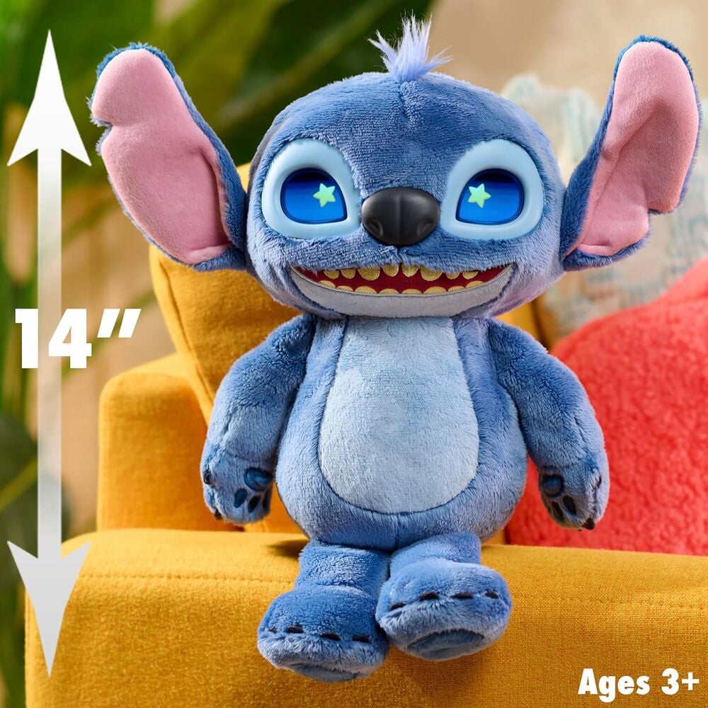 Peluche interactivo Stitch Disney 30cm JUST PLAY
