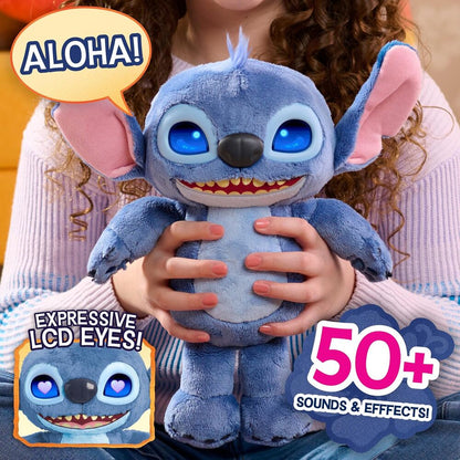 Peluche interactivo Stitch Disney 30cm JUST PLAY