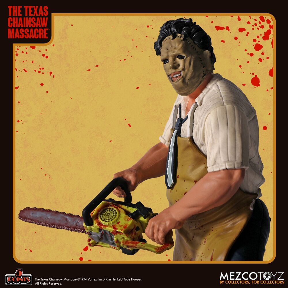 Figura Leatherface La Matanza de Texas 9,5cm MEZCO TOYZ