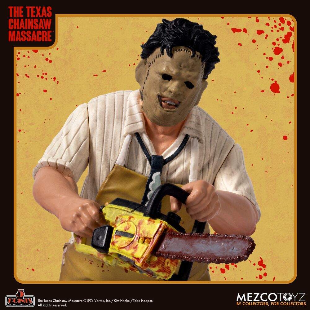 Figura Leatherface La Matanza de Texas 9,5cm MEZCO TOYZ