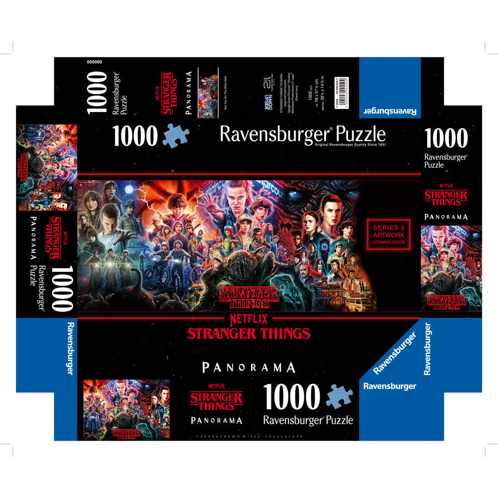 Puzzle panorama Stranger Things 1000pzs RAVENSBURGER