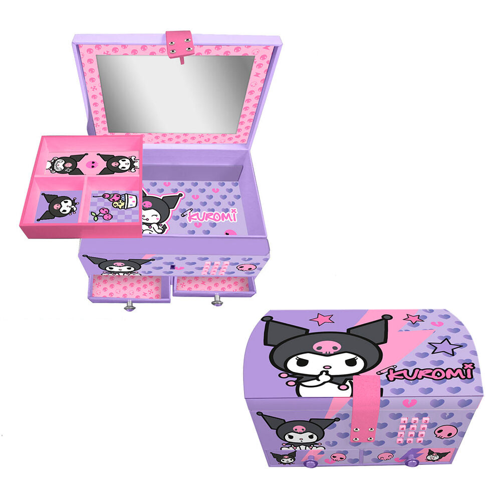 Joyero secreto sonido Kuromi Hello Kitty KIDS LICENSING