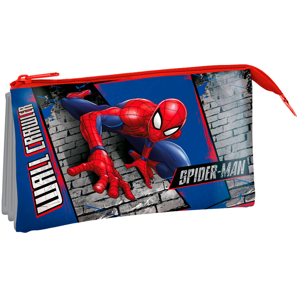 Portatodo Spiderman Marvel triple KIDS LICENSING