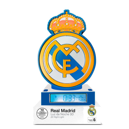 Lampara Despertador 3D Real Madrid KIDS LICENSING