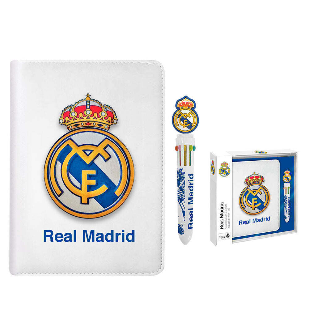 Cuaderno + Boligrafo Real Madrid KIDS LICENSING