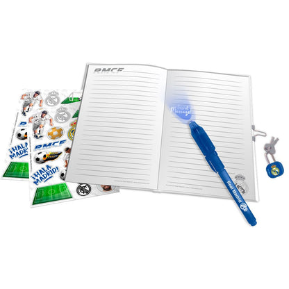 Diario + Boligrafo magico Real Madrid KIDS LICENSING