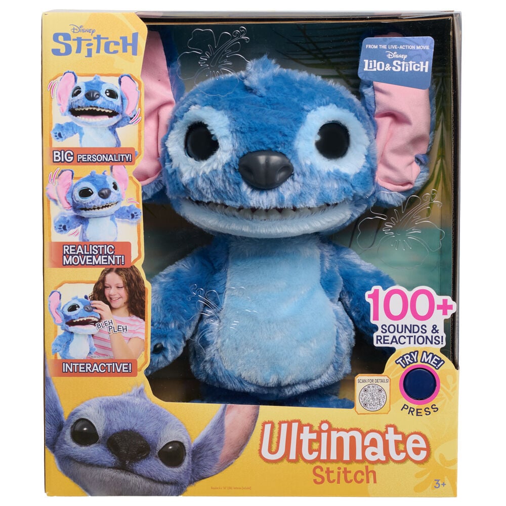 Peluche interactivo Ultimate Stitch Disney JUST PLAY