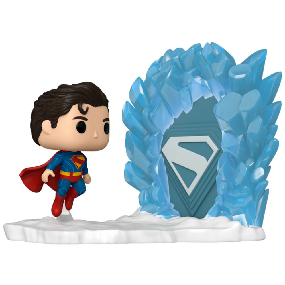 Figura POP Moment DC Comics Superman - Superman and Fortress of Solitude FUNKO