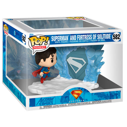 Figura POP Moment DC Comics Superman - Superman and Fortress of Solitude FUNKO