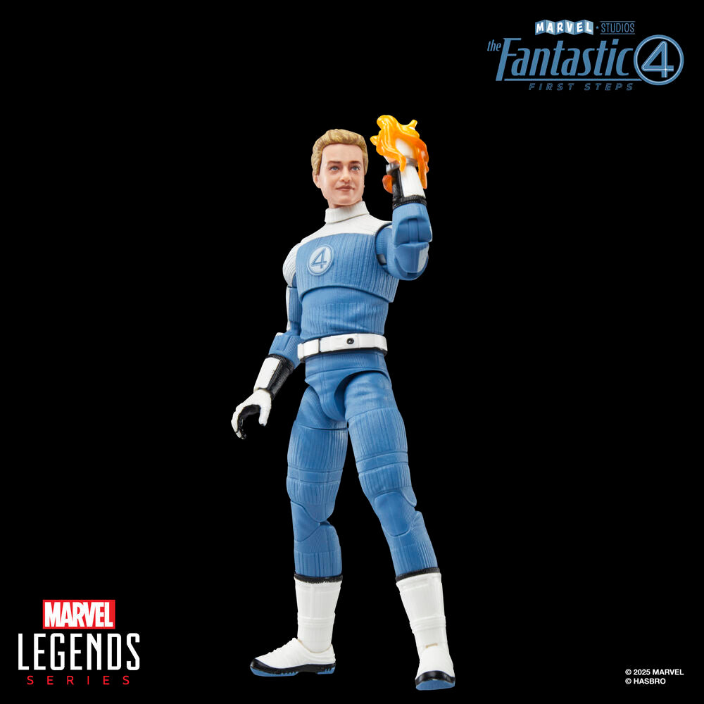 Figura Johnny Storm Los 4 Fantasticos Marvel 15cm HASBRO