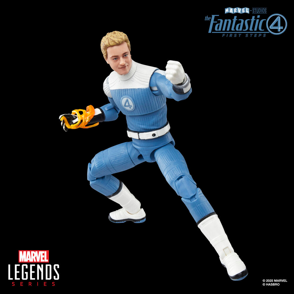 Figura Johnny Storm Los 4 Fantasticos Marvel 15cm HASBRO