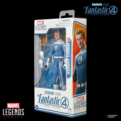 Figura Johnny Storm Los 4 Fantasticos Marvel 15cm HASBRO