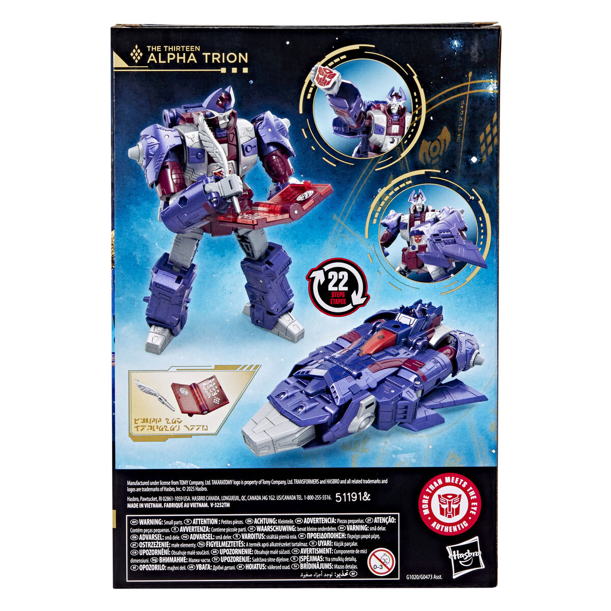 Figura Alpha Trion Age of the Primes Transformers 17,5cm HASBRO