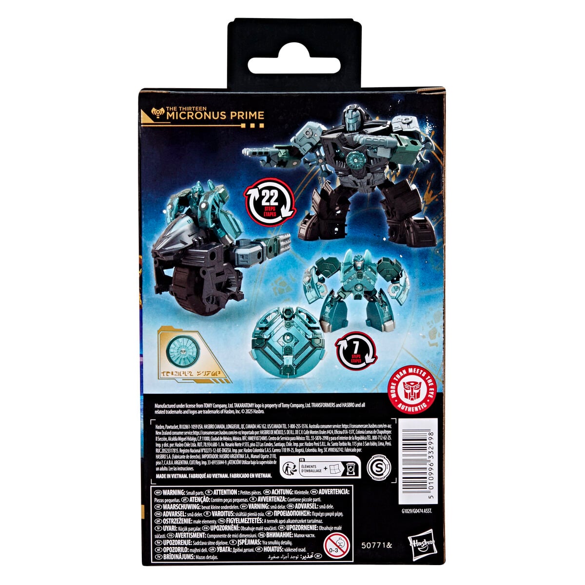Figura Micronus Prime Age of the Primes Transformers 14cm HASBRO