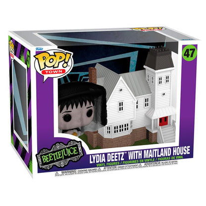 Figura POP Town Beetlejuice Lydia Deetz with Maitland House FUNKO