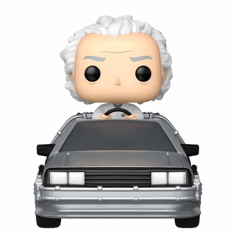 Figura POP Rides Deluxe Regreso al Futuro Doc With Time Machine FUNKO