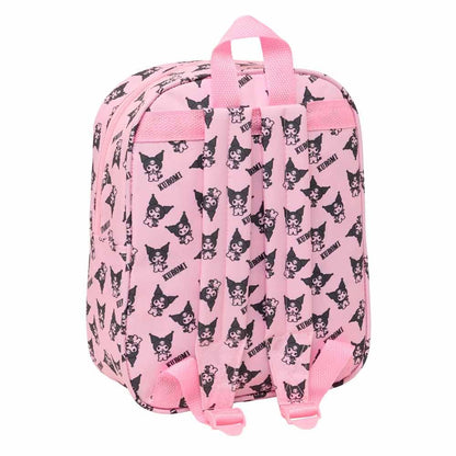 Mochila 3D Kuromi Hello Kitty 27cm SAFTA