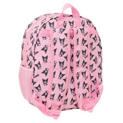 Mochila 3D Kuromi Hello Kitty 33cm SAFTA