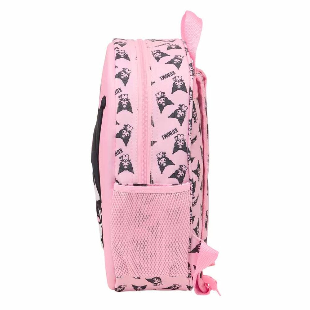 Mochila 3D Kuromi Hello Kitty 33cm SAFTA