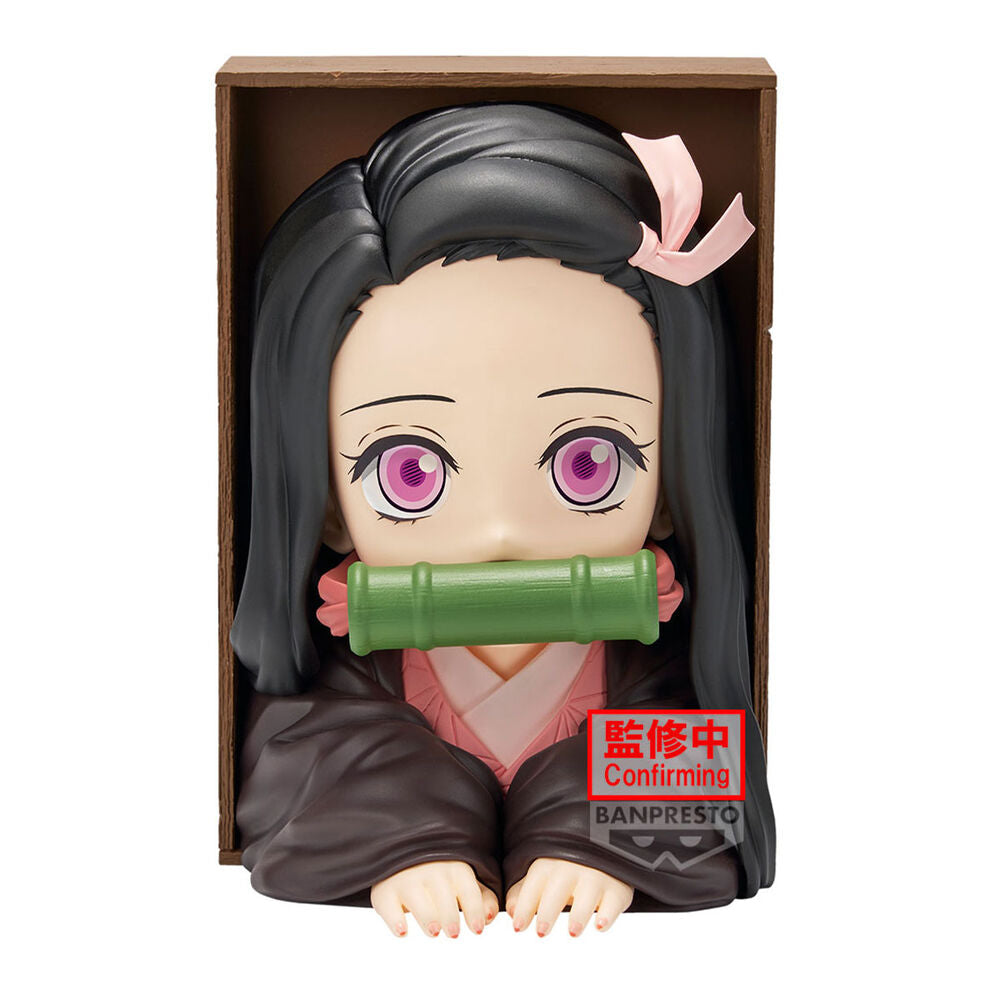 Figura Nezuko Kamado Hyokofig Demon Slayer Kimetsu no Yaiba 16cm BANPRESTO