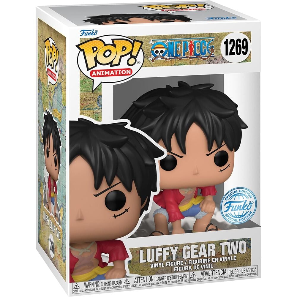 Figura POP One Piece Luffy Gear Two Exclusive FUNKO