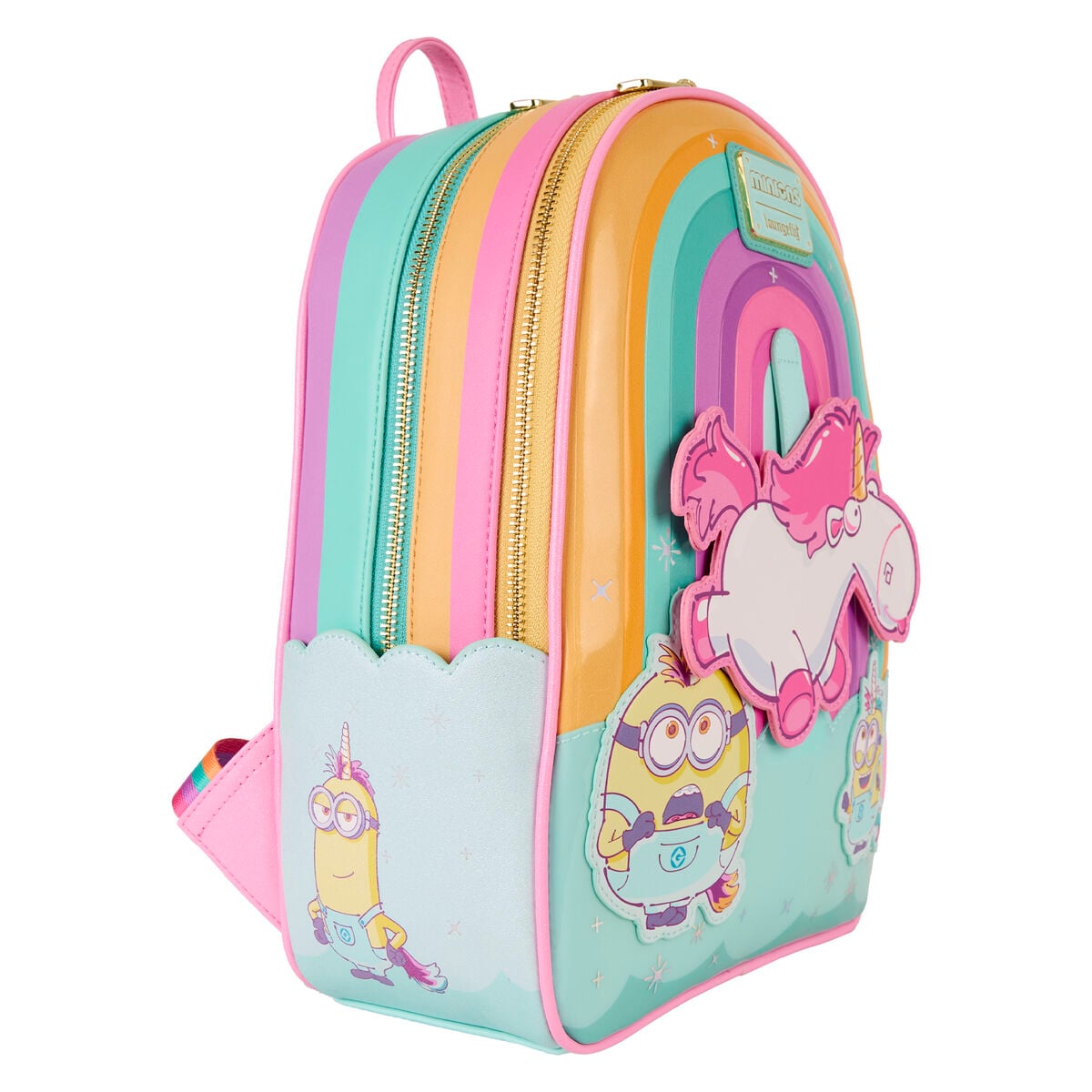 Mochila Fluffy Unicorn Minions Loungefly 30cm LOUNGEFLY