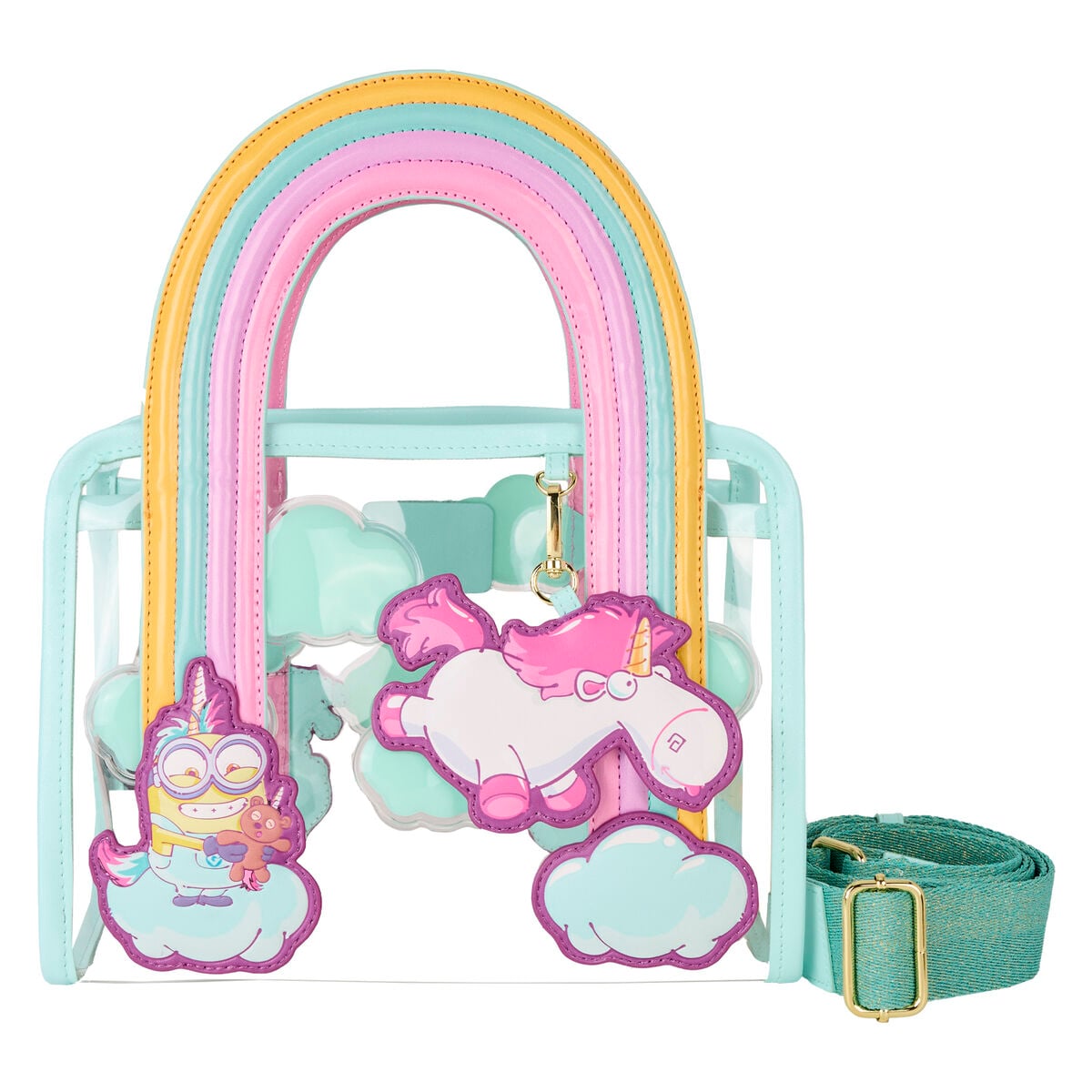 Bolso bandolera Fluffy Unicorn Minions Loungefly LOUNGEFLY