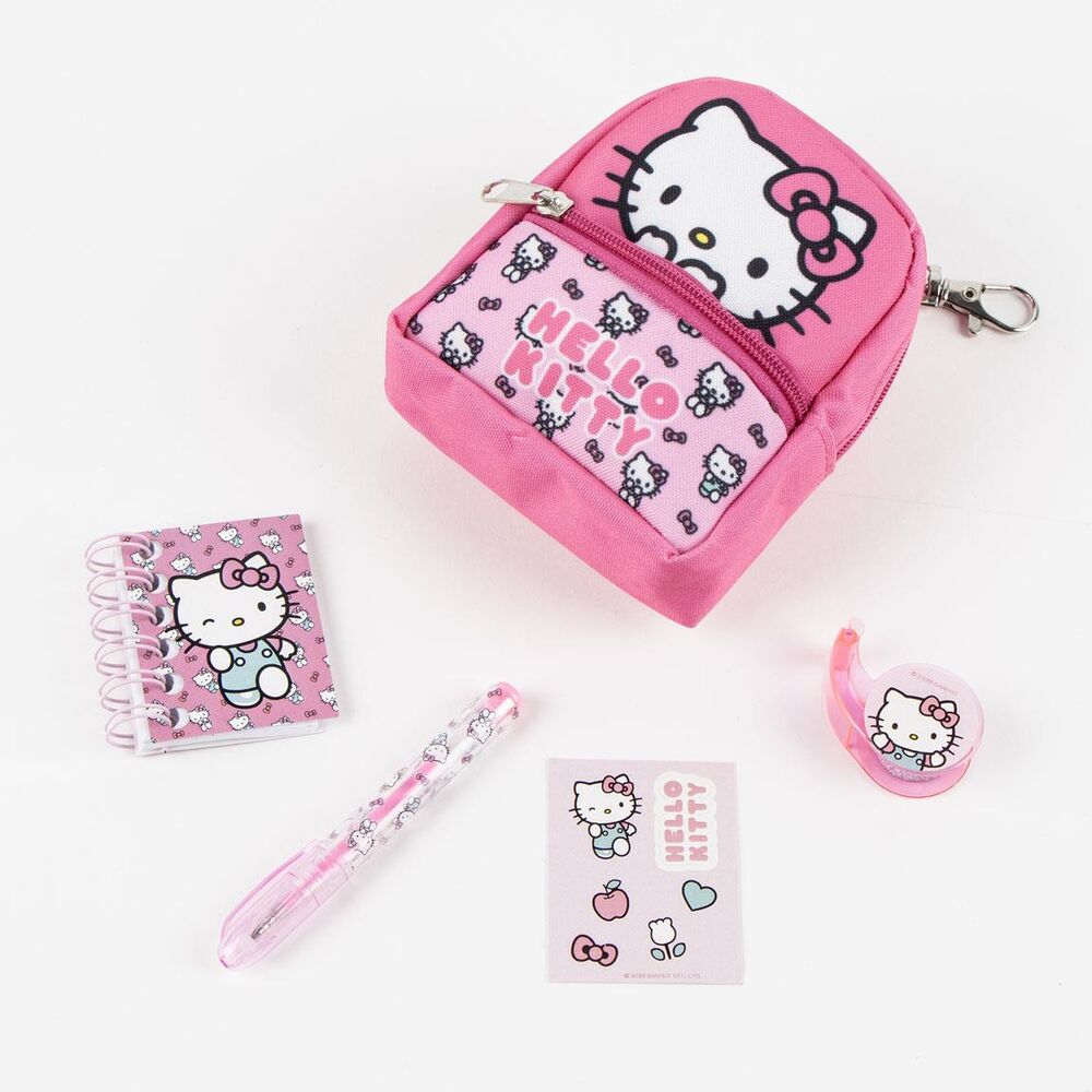 Set papeleria Mini Mochila Hello Kitty CERDÁ