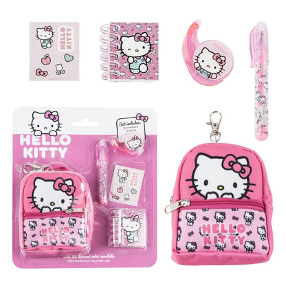 Set papeleria Mini Mochila Hello Kitty CERDÁ
